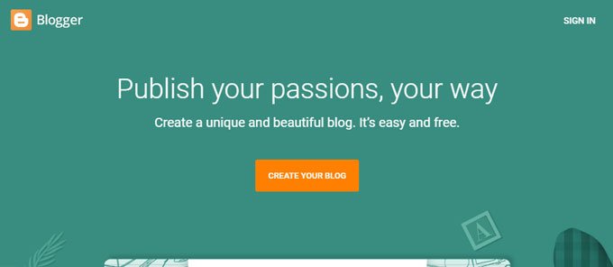 Blogger.com - Create A Unique And Beautiful Blog