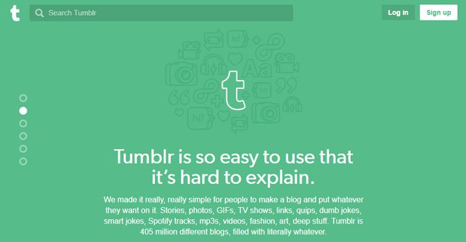 Tumblr - Best Microblogging Platform